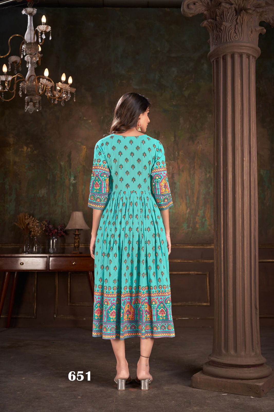 Moon Night By Jivora Printed Cotton Kurtis Catalog